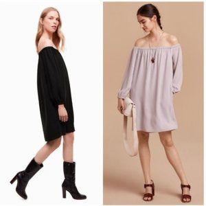 NWT Wilfred OffShoulder black Duree Dress Size XXS